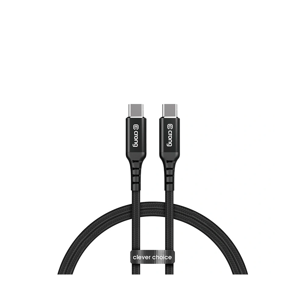 Hurtownia GSM - Kabel Crong Armor Link USB-C/USB-C 100W 5A 120cm (černý) - CRG567 - {ean13} - Hurt