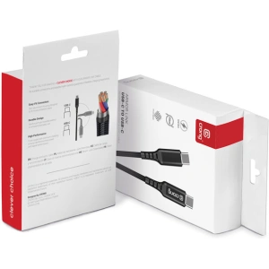 Hurtownia GSM - Kabel Crong Armor Link USB-C/USB-C 100W 5A 200cm (czarny) - CRG568 - {ean13} - Hurt
