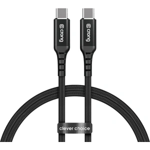Hurtownia GSM - Kabel Crong Armor Link USB-C/USB-C 100W 5A 200cm (czarny) - CRG568 - {ean13} - Hurt
