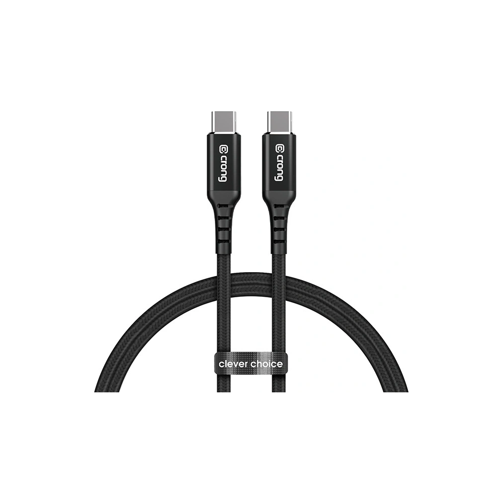 Hurtownia GSM - Kabel Crong Armor Link USB-C/USB-C 100W 5A 200cm (černý) - CRG568 - {ean13} - Hurt