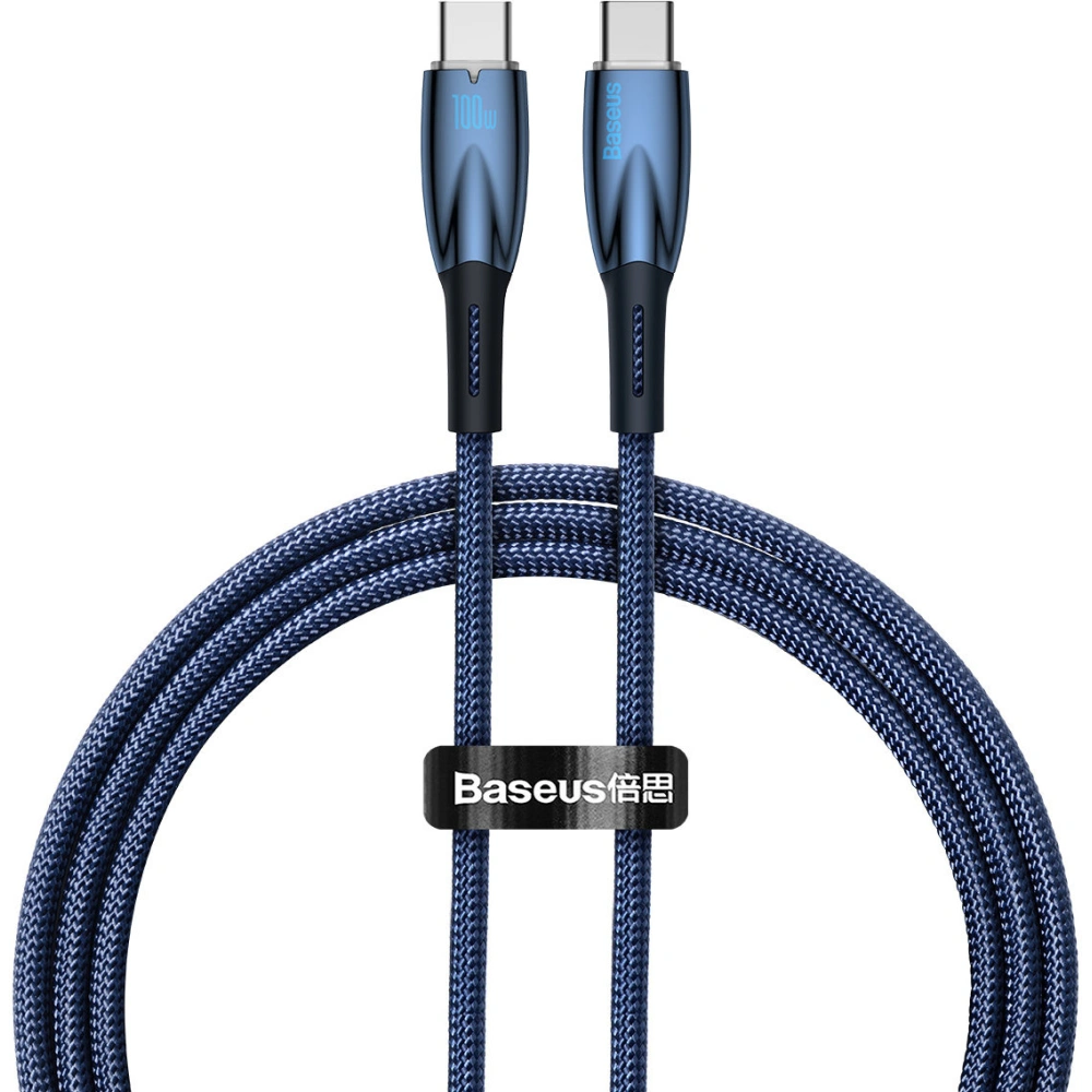 Hurtownia GSM - Kabel Baseus Glimmer Series USB-C/USB-C PD 100W 1m blau - BSU3900 - {ean13} - Hurt