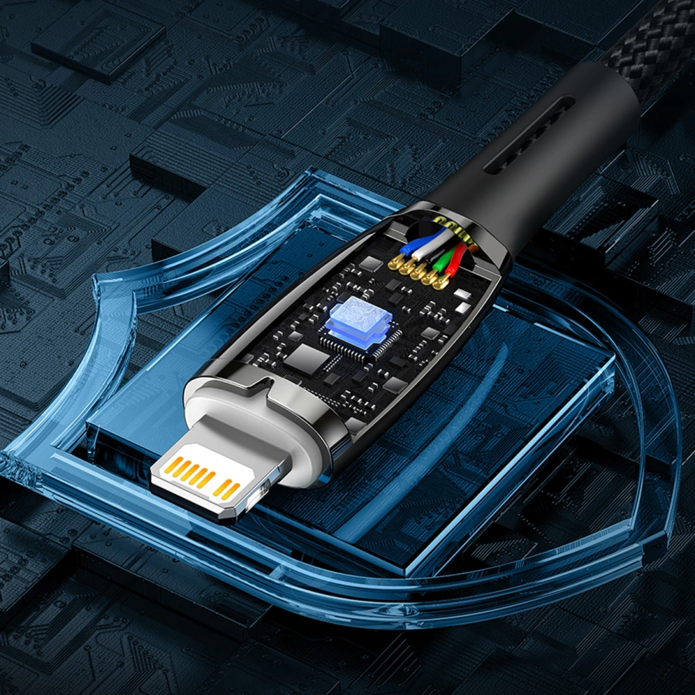 Wholesale Baseus Glimmer Series USB-C/USB-C Cable PD 100W 1m blue - BSU3900 - {ean13} - Hurt