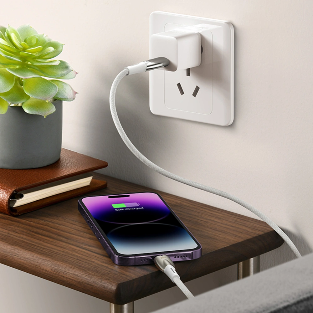 Hurtownia GSM - Kábel Baseus Glimmer Series USB-C/USB-C PD 100W 1m fehér - BSU3901 - {ean13} - Hurt