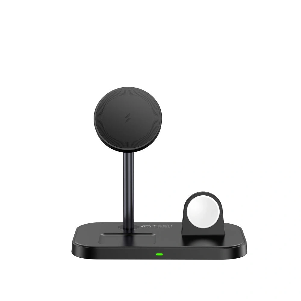 Hurtownia GSM - Bezdrátová nabíječka MagSafe Tech-Protect Qi15W A22 3in1 Magnetic Wireless Charger Černá - THP1691 - {ean13} - Hurt