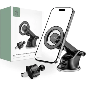 Wholesale Tech-Protect N51 Magnetic MagSafe Dashboard & Vent Car Mount Black - THP1693 - {ean13} - Hurt
