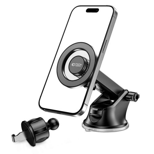 Uchwyt samochodowy MagSafe Tech-Protect N51 Magnetic Dashboard & Vent Car Mount Black