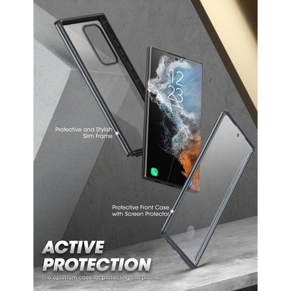 Hurtownia GSM - Etui Supcase Edge Xt Samsung Galaxy S23 Ultra Fekete - SPC345 - {ean13} - Hurt
