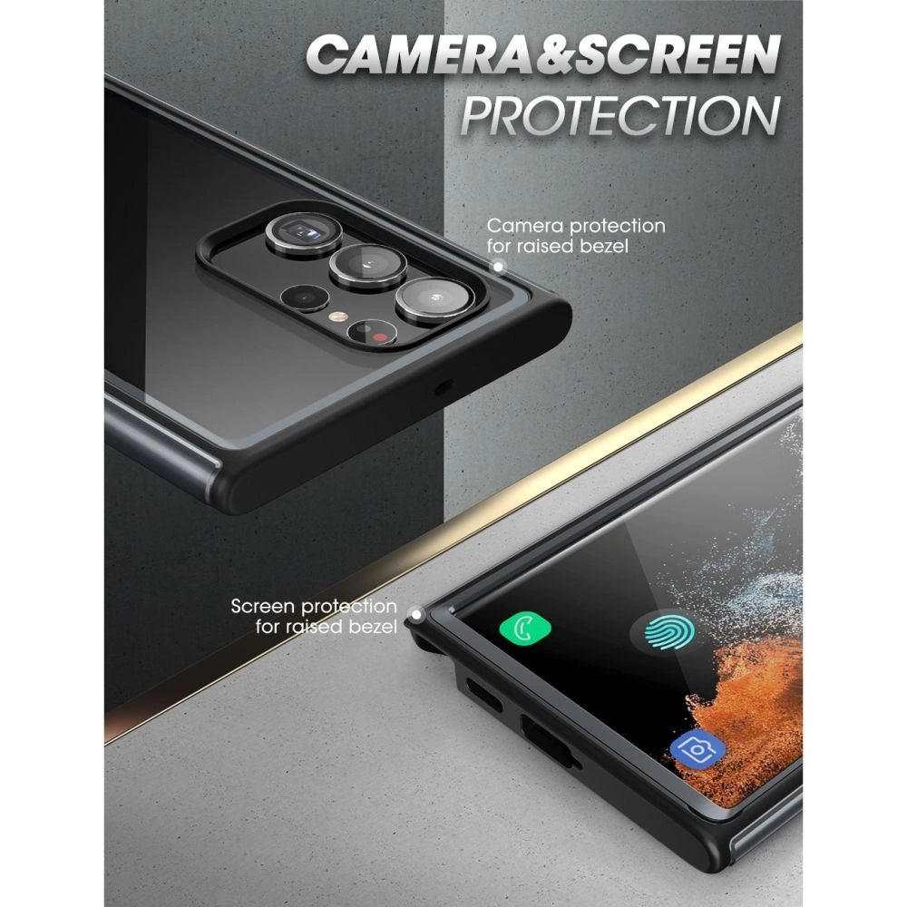 Hurtownia GSM - Etui Supcase Edge Xt Samsung Galaxy S23 Ultra Fekete - SPC345 - {ean13} - Hurt