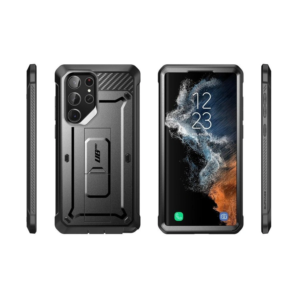 Hurtownia GSM - Case Supcase Unicorn Beetle Pro Samsung Galaxy S23 Ultra Schwarz - SPC347 - {ean13} - Hurt