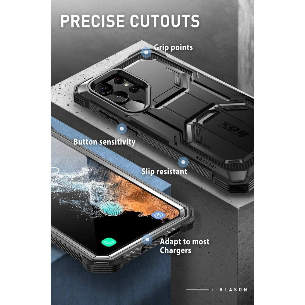 Hurtownia GSM - Etui Supcase IBLSN Armorbox 2-Set Samsung Galaxy S23 Ultra Negru - SPC351 - {ean13} - Hurt
