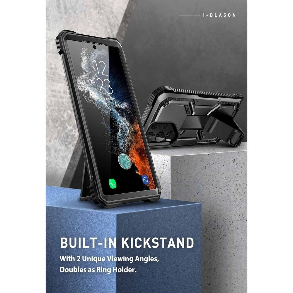 Hurtownia GSM - Etui Supcase IBLSN Armorbox 2-Set Samsung Galaxy S23 Ultra Fekete - SPC351 - {ean13} - Hurt