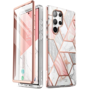 Wholesale Supcase Cosmo Samsung Galaxy S23 Ultra Marble Pink - SPC353 - {ean13} - Hurt