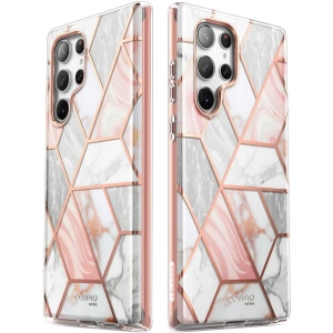 Wholesale Supcase Cosmo Samsung Galaxy S23 Ultra Marble Pink - SPC353 - {ean13} - Hurt