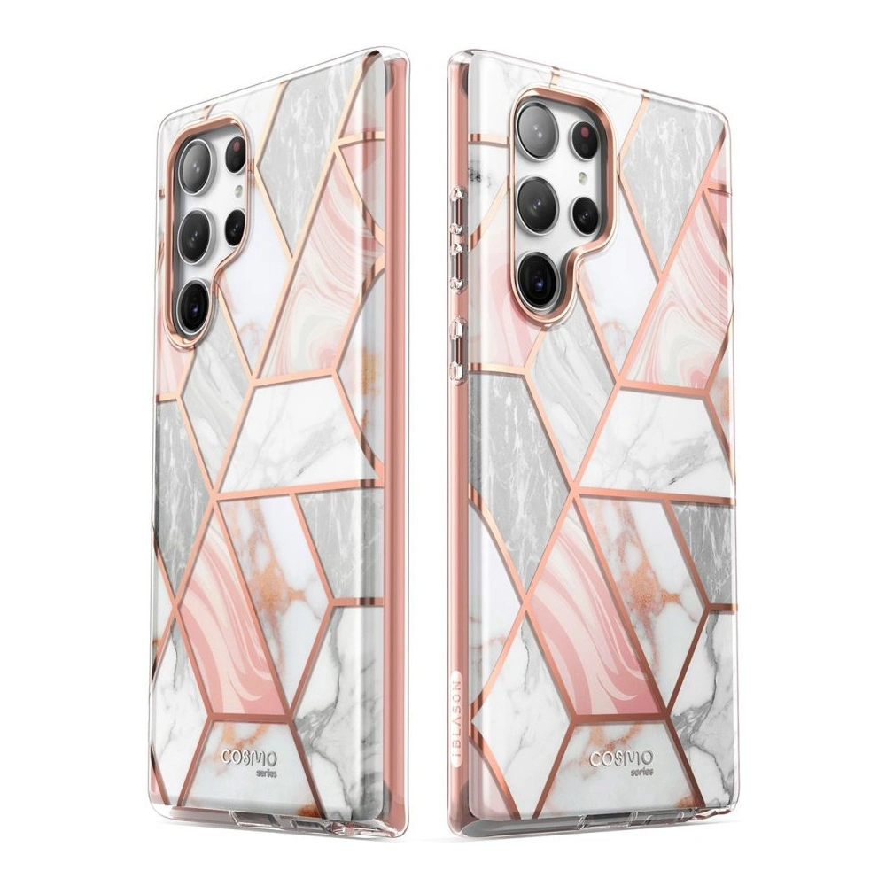Hurtownia GSM - Case Supcase Cosmo Samsung Galaxy S23 Ultra Marmor Pink - SPC353 - {ean13} - Hurt