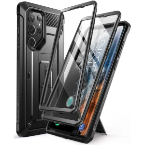 Case Supcase Unicorn Beetle Pro 2-Set Samsung Galaxy S23 Ultra Schwarz