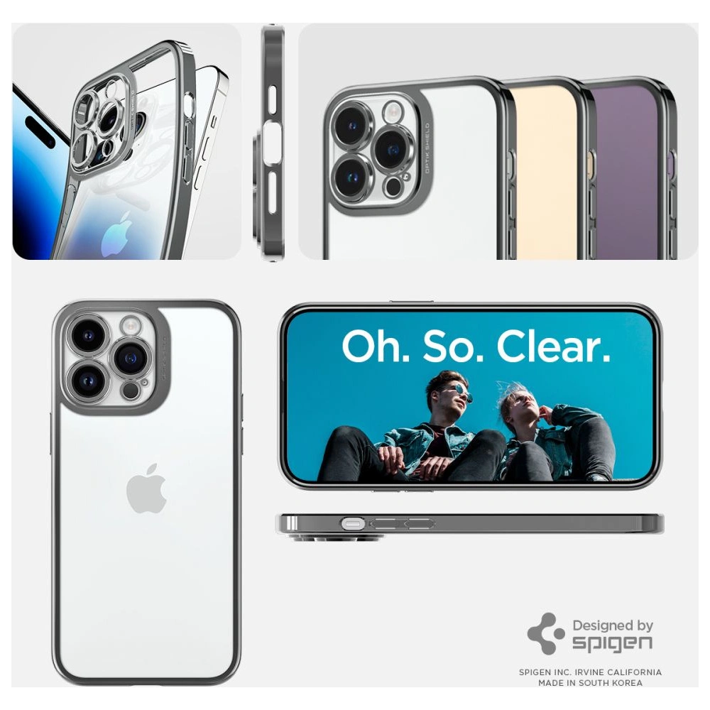 Wholesale Spigen Optik Crystal Apple iPhone 14 Pro Max Chrome Grey - SPN2618 - {ean13} - Hurt
