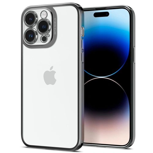 Etui Spigen Optik Crystal Apple iPhone 14 Pro Chrome Grey
