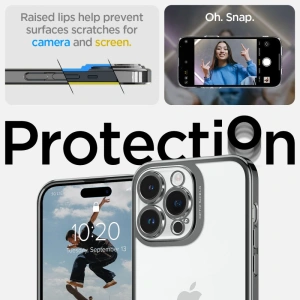Etui Spigen Optik Crystal Apple iPhone 14 Pro Chrome Grey