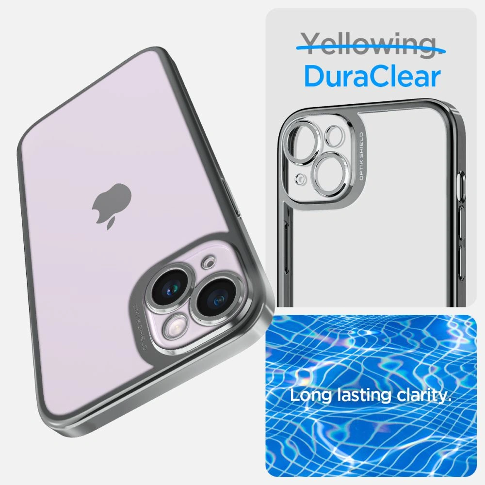 Hurtownia GSM - Etui Spigen Optik Crystal Apple iPhone 14 Chrome Szürke - SPN2620 - {ean13} - Hurt