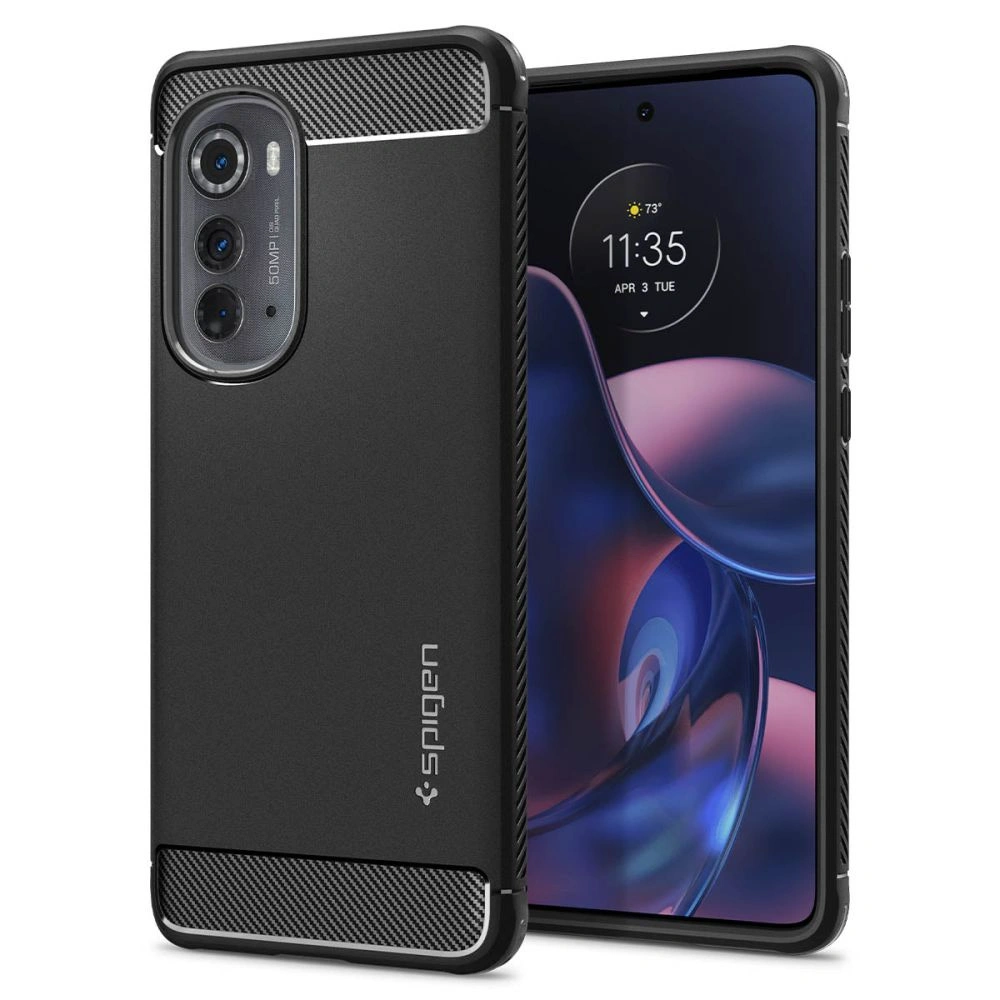 Hurtownia GSM - Case Spigen Rugged Armor Motorola Edge 2022 Matt Schwarz - SPN2622 - {ean13} - Hurt