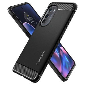 Wholesale Spigen Rugged Armor Motorola Edge 2022 Matte Black - SPN2622 - {ean13} - Hurt
