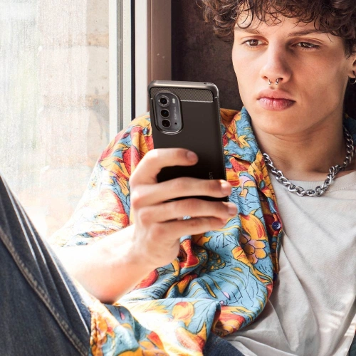 Etui Spigen Rugged Armor Motorola Edge 2022 Matte Black