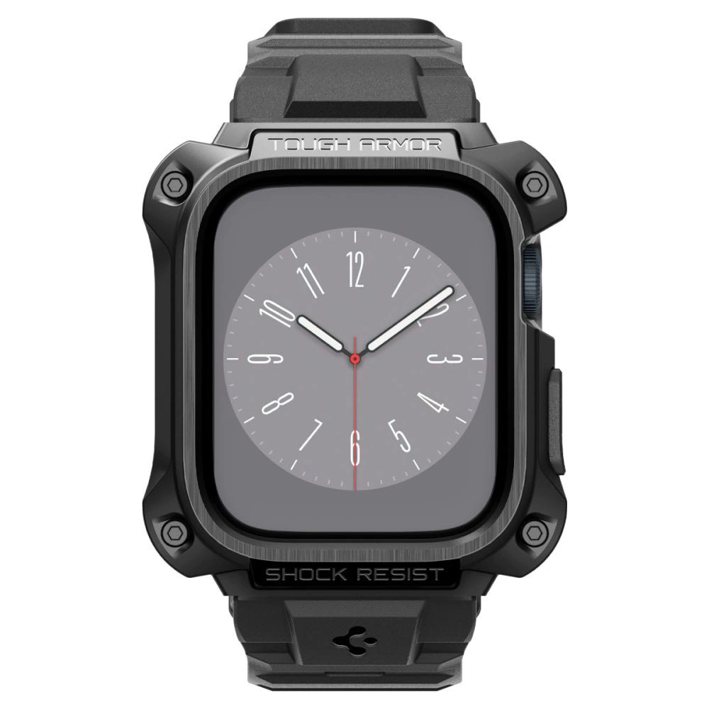 Hurtownia GSM - Pasek Spigen Tough Armor Pro Apple Watch 4/5/6/7/8/9/SE 44/45mm Fekete Fém - SPN2623 - {ean13} - Hurt