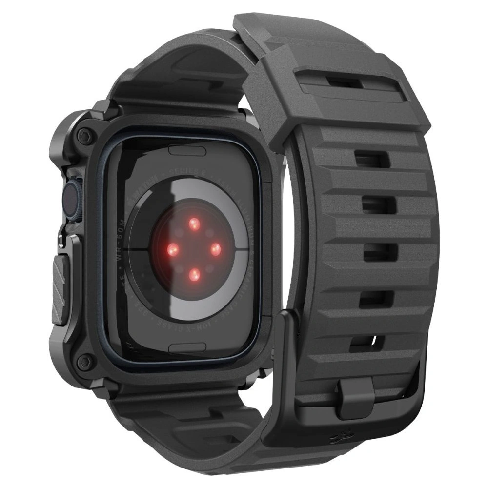Hurtownia GSM - Pasek Spigen Tough Armor Pro Apple Watch 4/5/6/7/8/9/SE 44/45mm Fekete Fém - SPN2623 - {ean13} - Hurt