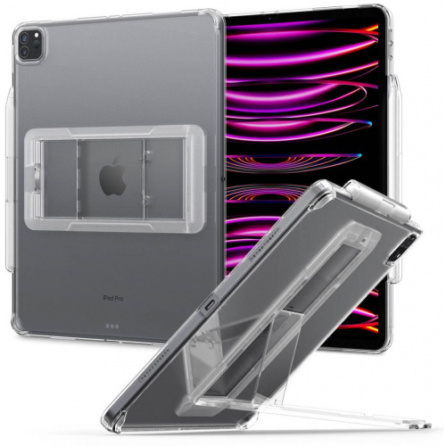 Spigen Distributor - 8809811868685 - SPN2624 - Spigen Airskin Hybrid S Apple iPad Pro 12.9 2021/2022 (5, 6 gen) Crystal Clear - B2B homescreen