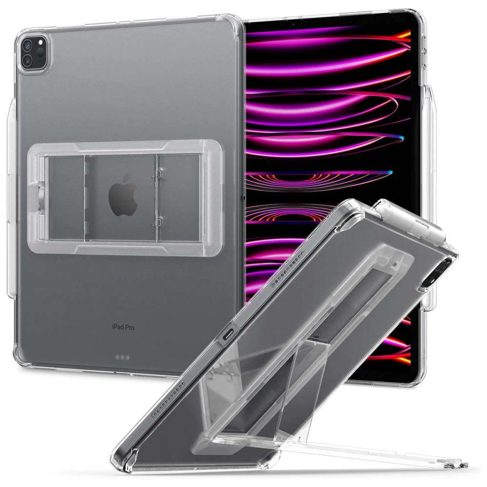 Wholesale Spigen Airskin Hybrid S Apple iPad Pro 12.9 2021/2022 (5, 6 gen) Crystal Clear - SPN2624 - {ean13} - Hurt