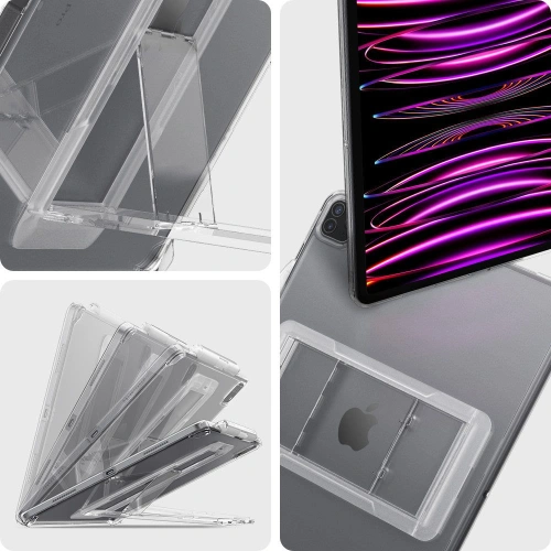Etui Spigen Airskin Hybrid S Apple iPad Pro 12.9 2021/2022 (5. i 6. generacji) Crystal Clear