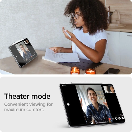 Etui Spigen Airskin Hybrid S Apple iPad Pro 12.9 2021/2022 (5. i 6. generacji) Crystal Clear