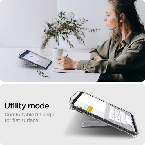 Etui Spigen Airskin Hybrid S Apple iPad Pro 12.9 2021/2022 (5. i 6. generacji) Crystal Clear