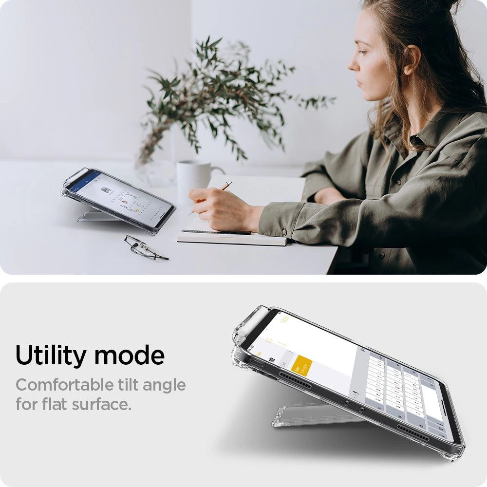 Hurtownia GSM - Etui Spigen Airskin Hybrid S Apple iPad Pro 12.9 2021/2022 (5. és 6. generáció) Kristálytiszta - SPN2624 - {ean13} - Hurt