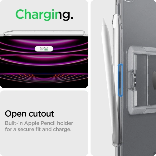 Etui Spigen Airskin Hybrid S Apple iPad Pro 12.9 2021/2022 (5. i 6. generacji) Crystal Clear