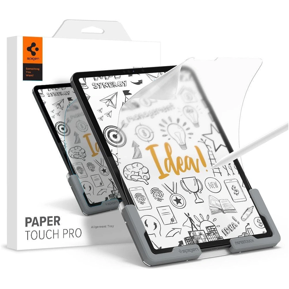 Hurtownia GSM - Folia Spigen Paper Touch Pro Apple iPad Air 10.9 2020/2022 (4, 5 gen) / iPad Pro 11 2020/2021/2022 (2, 3 și 4 gen) / iPad Air 11 2024 (6. generație) Matte Clear - SPN2626 - {ean13} - Hurt