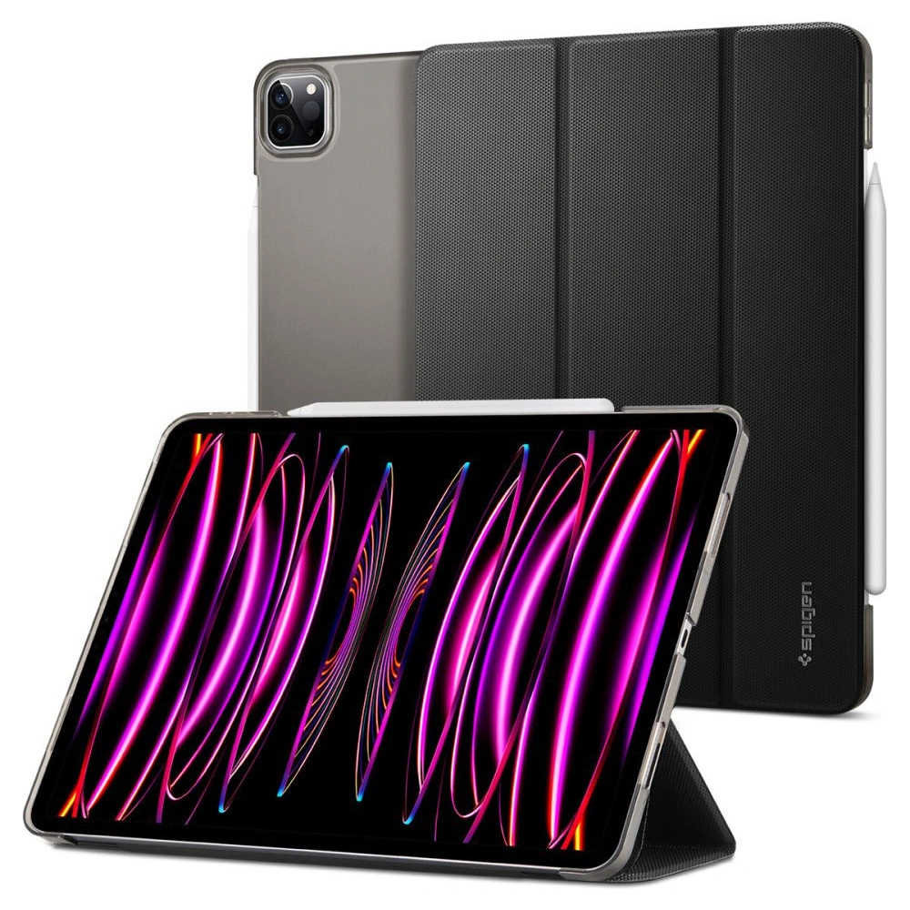Hurtownia GSM - Etui Spigen Liquid Air Folio Apple iPad Pro 11 2021/2022 (3. és 4. generáció) Fekete - SPN2631 - {ean13} - Hurt
