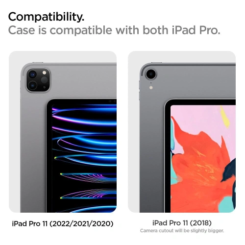 Etui Spigen Liquid Air Folio Apple iPad Pro 11 2021/2022 (3. i 4. generacji) Black