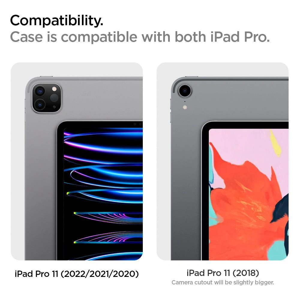 Hurtownia GSM - Etui Spigen Liquid Air Folio Apple iPad Pro 11 2021/2022 (3. és 4. generáció) Fekete - SPN2631 - {ean13} - Hurt