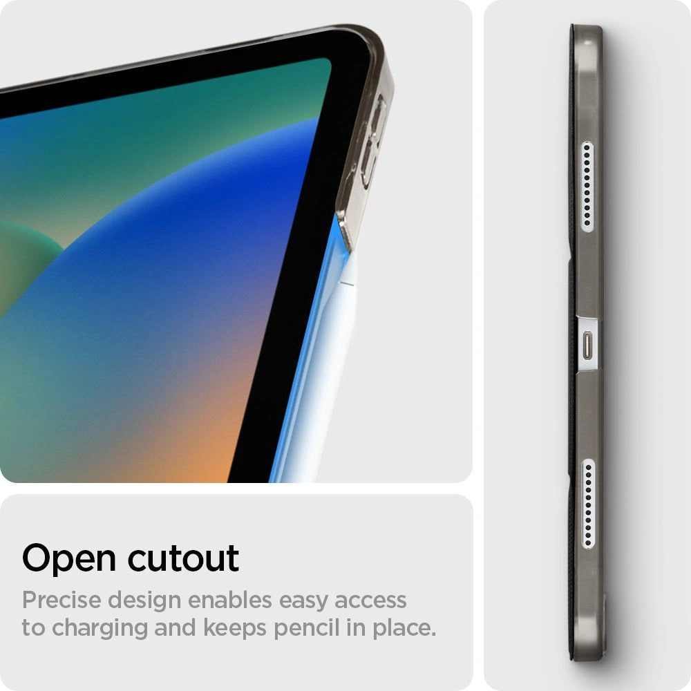 Hurtownia GSM - Etui Spigen Liquid Air Folio Apple iPad Pro 11 2021/2022 (3. és 4. generáció) Fekete - SPN2631 - {ean13} - Hurt