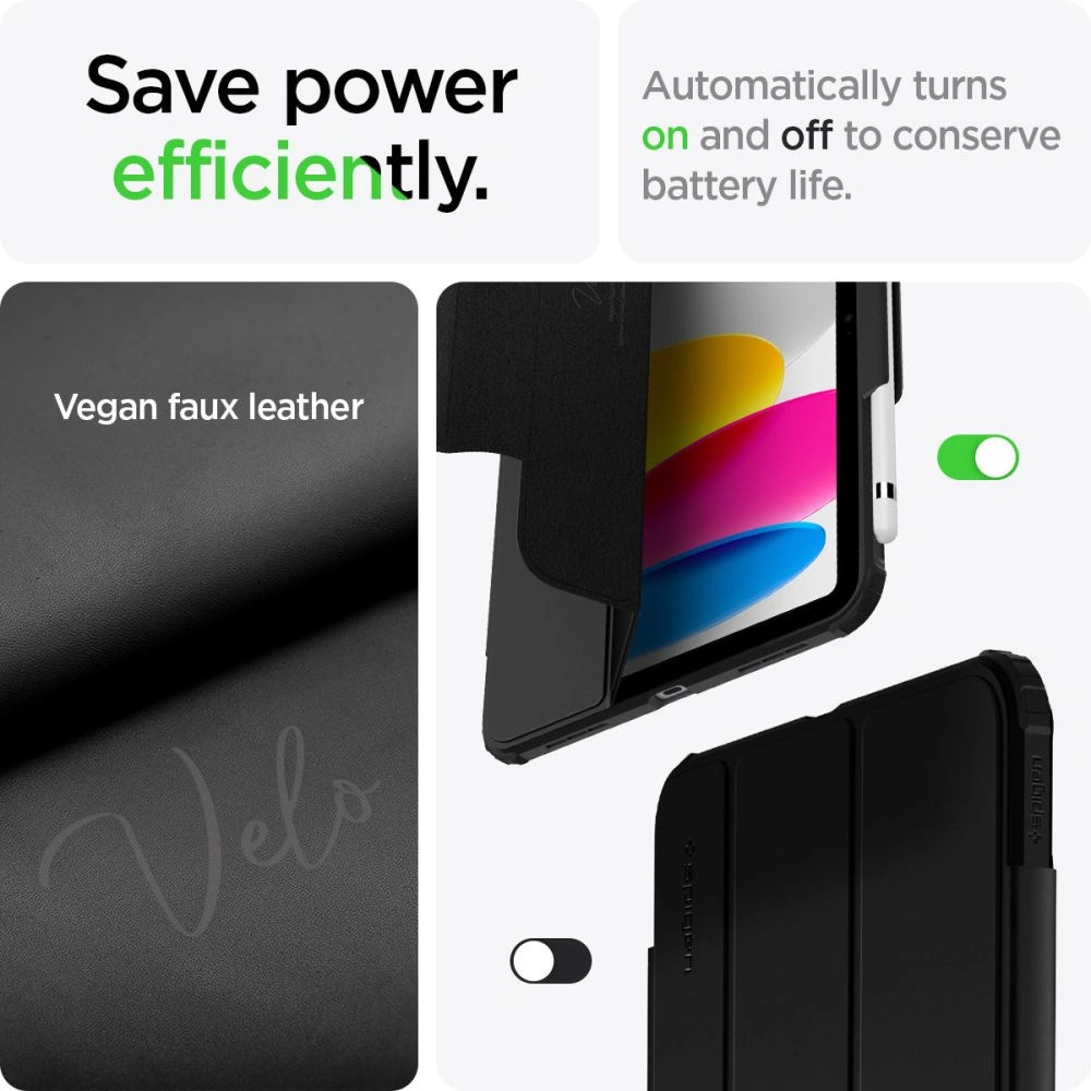 Hurtownia GSM - Case Spigen Ultra Hybrid Pro Apple iPad 10.9 2022 (10. Generation) Schwarz - SPN2632 - {ean13} - Hurt