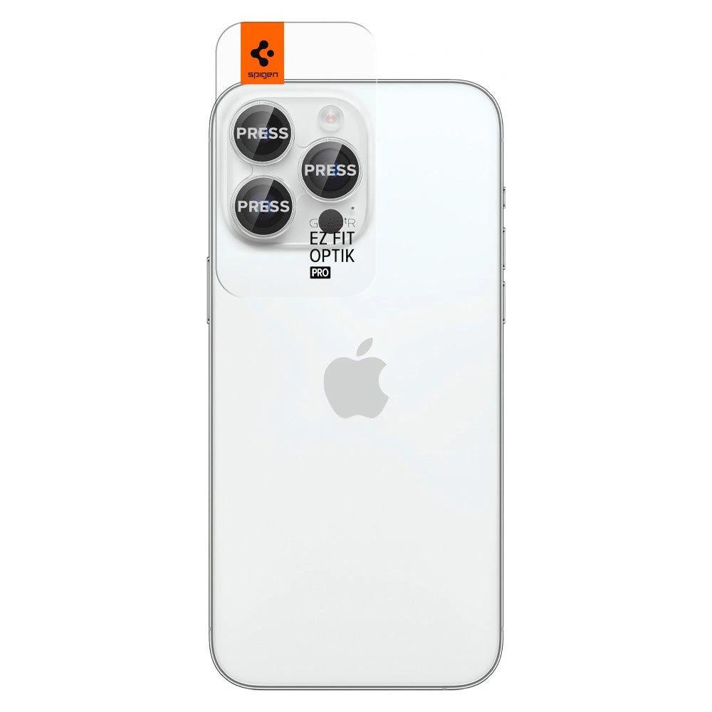 Hurtownia GSM - Edzett üveg Spigen Optik.tr ez Fit Camera Protector Apple iPhone 14 Pro/14 Pro Max Silver [2 PACK] - SPN2634 - {ean13} - Hurt