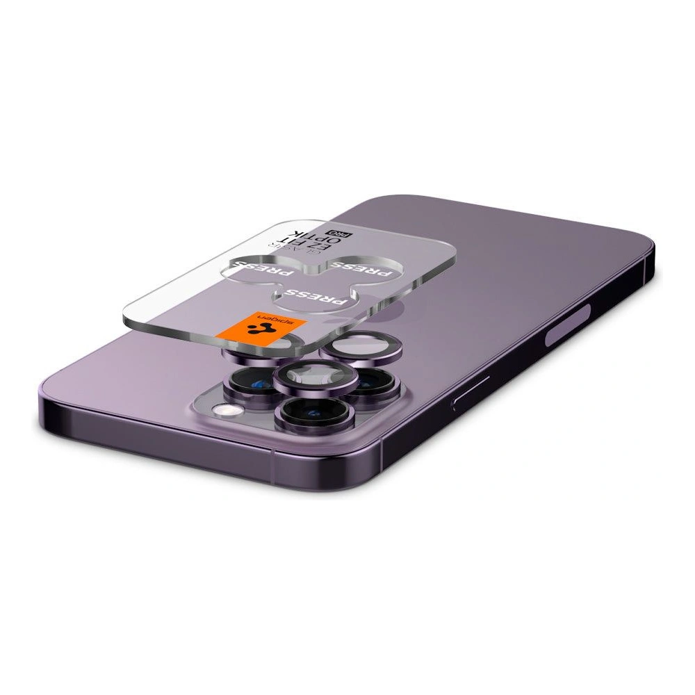 Hurtownia GSM - Edzett üveg Spigen Optik.tr ez Fit Camera Protector Apple iPhone 14 Pro/14 Pro Max Deep Purple [2 PACK] - SPN2636 - {ean13} - Hurt