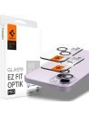 Edzett üveg Spigen Optik.tr ez Fit Camera Protector Apple iPhone 14/14 Plus Purple [2 PACK]