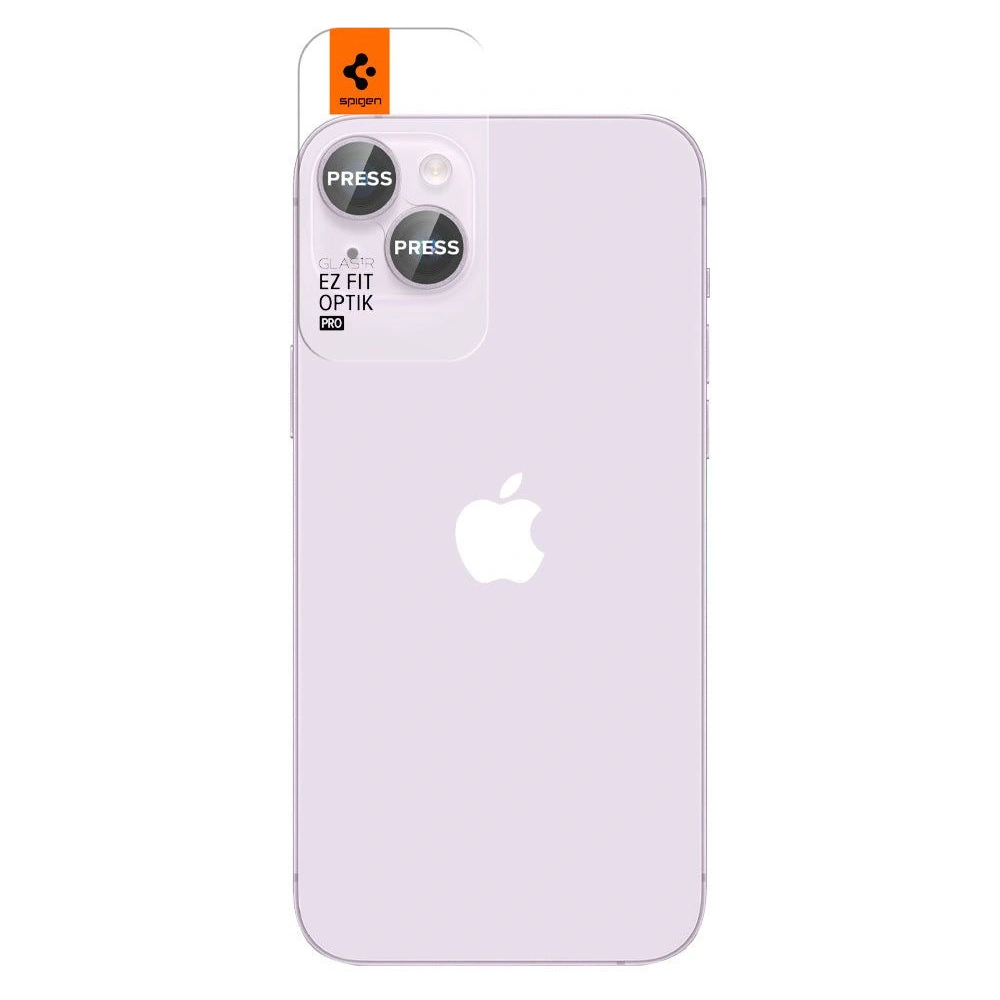 Hurtownia GSM - Edzett üveg Spigen Optik.tr ez Fit Camera Protector Apple iPhone 14/14 Plus Purple [2 PACK] - SPN2637 - {ean13} - Hurt