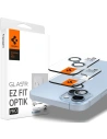 Gehärtetes Glas für die Spigen Optik.tr ez Fit Kamera Schutz für Apple iPhone 14/14 Plus Blau [2 PACK]