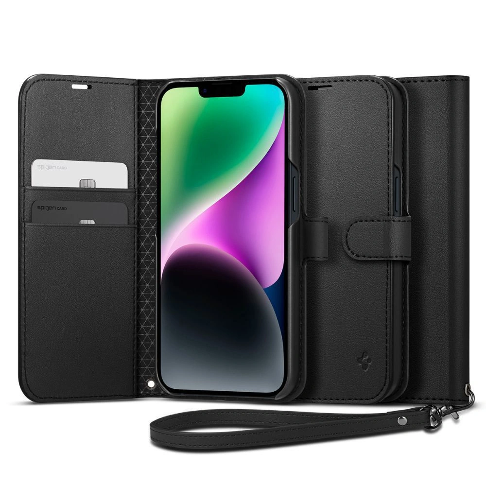 Hurtownia GSM - Etui Spigen Wallet S Apple iPhone 14 Fekete - SPN2640 - {ean13} - Hurt