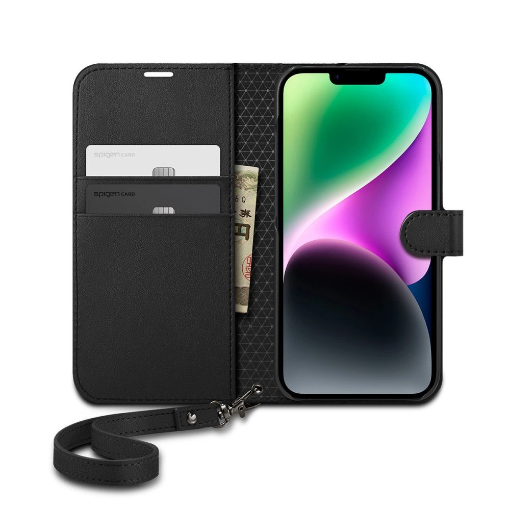 Hurtownia GSM - Etui Spigen Wallet S Apple iPhone 14 Fekete - SPN2640 - {ean13} - Hurt
