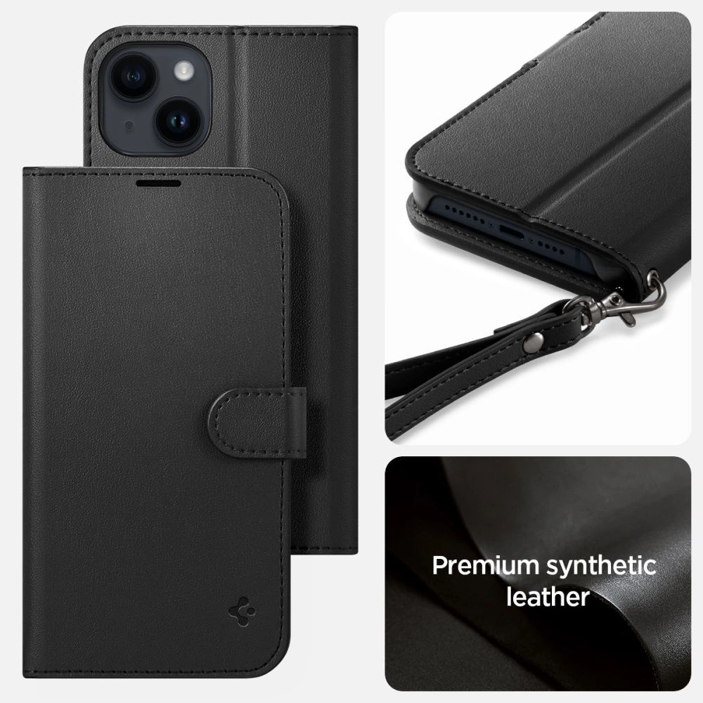Hurtownia GSM - Etui Spigen Wallet S Apple iPhone 14 Fekete - SPN2640 - {ean13} - Hurt