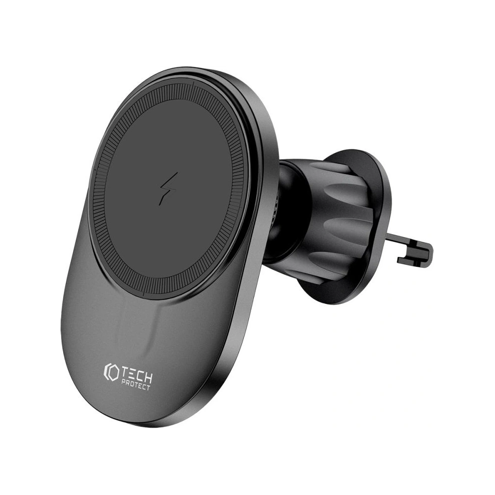 Hurtownia GSM - Uchwyt samochodowy z ładowarką bezprzewodową MagSafe Tech-Protect MM15W-V1 Dashboard & Vent Car Mount Wireless Charger 15W Black - THP1703 - {ean13} - Hurt
